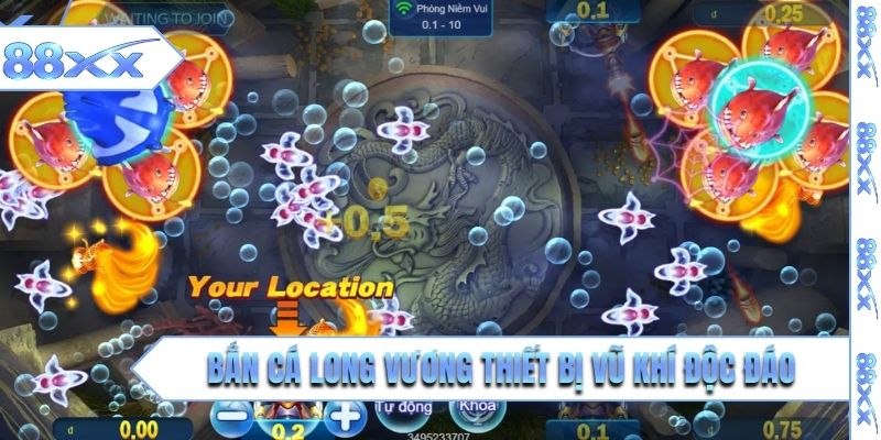 Bắn cá Long Vương hỗ trợ thiết bị vũ khí độc đáo