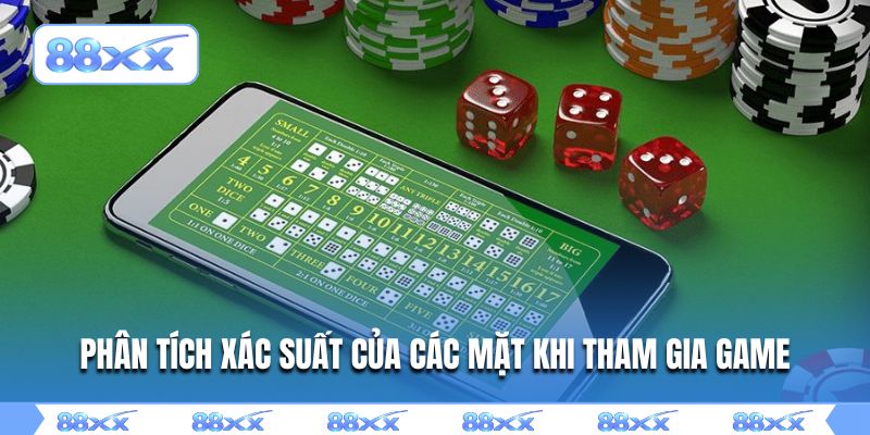 Phân tích xác suất của các mặt khi tham gia game