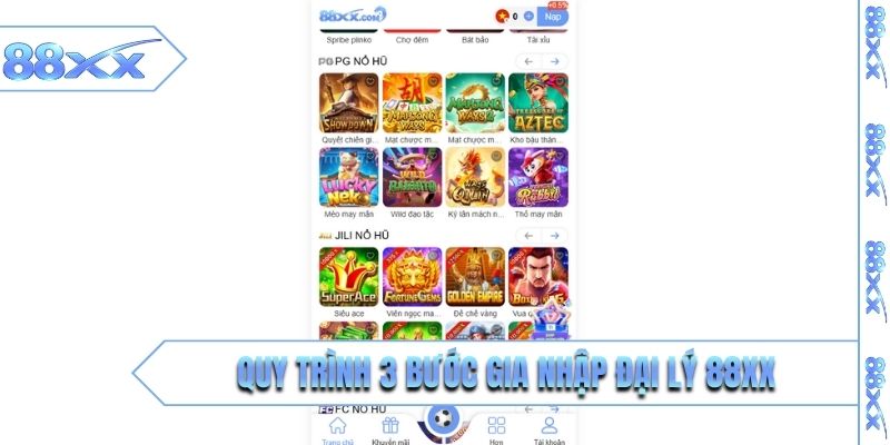 Quy trình 3 bước gia nhập đại lý 88XX